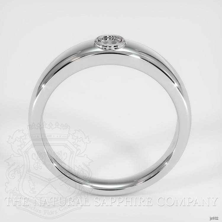 14K White Gold Men's Ring Setting