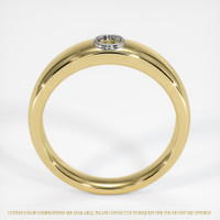 18K White & Yellow Men's Ring Setting Image