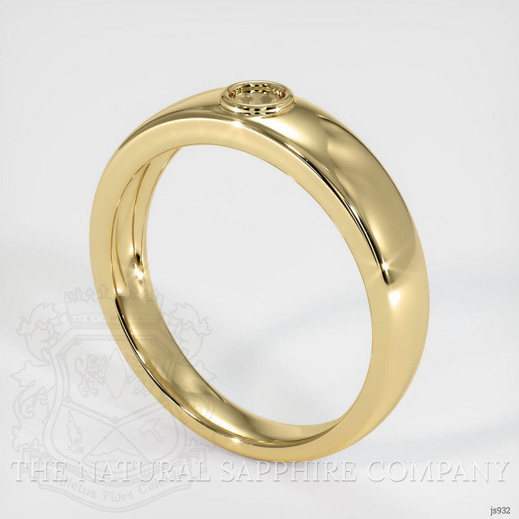 10K Yellow Gold Men's Ring Setting