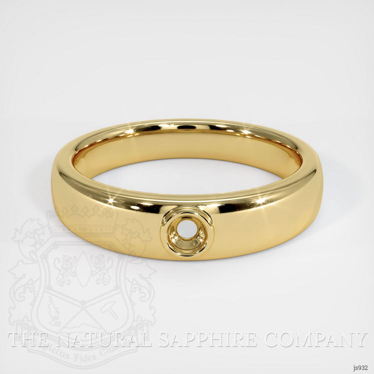 10K Yellow Gold Men's Ring Setting
