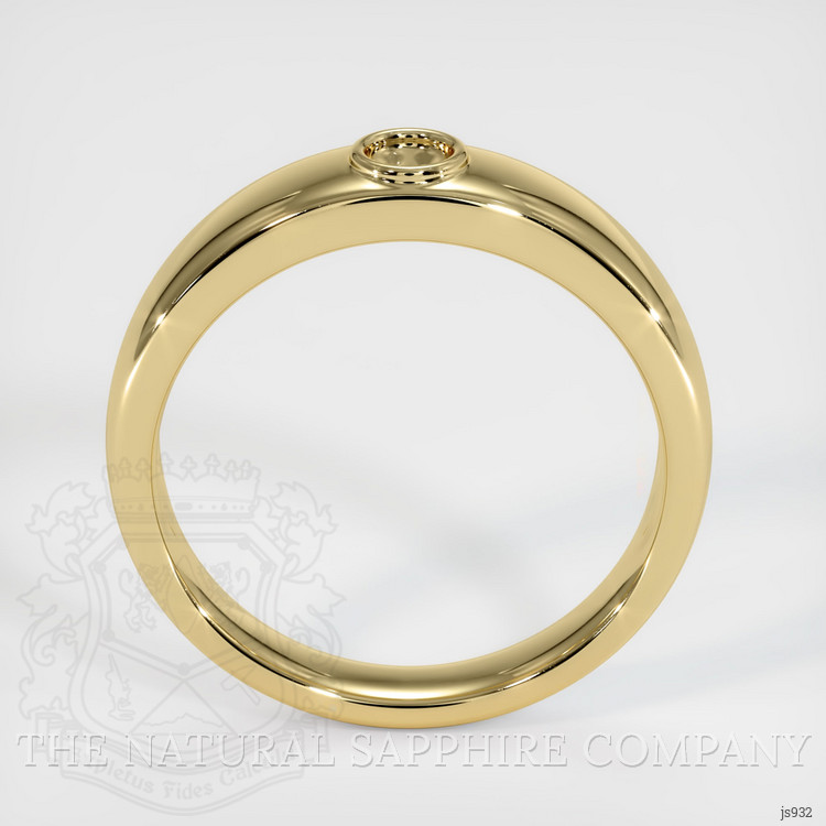 10K Yellow Gold Men's Ring Setting