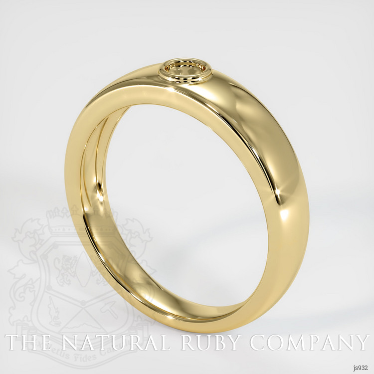 14K Yellow Gold Men's Ring Setting