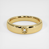 14K Yellow Gold Men's Ring Setting Image