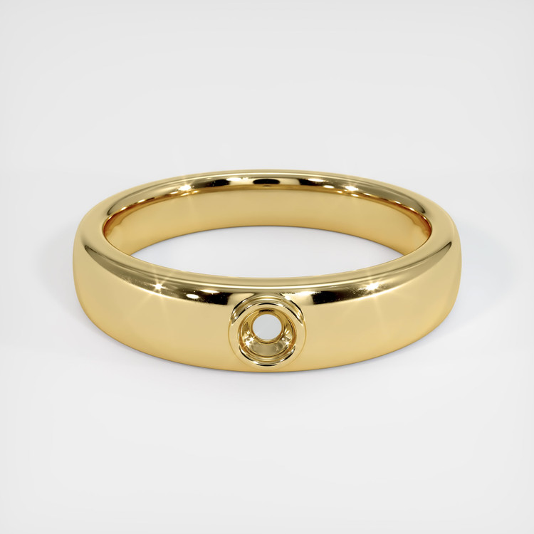 14K Yellow Gold Men's Ring Setting