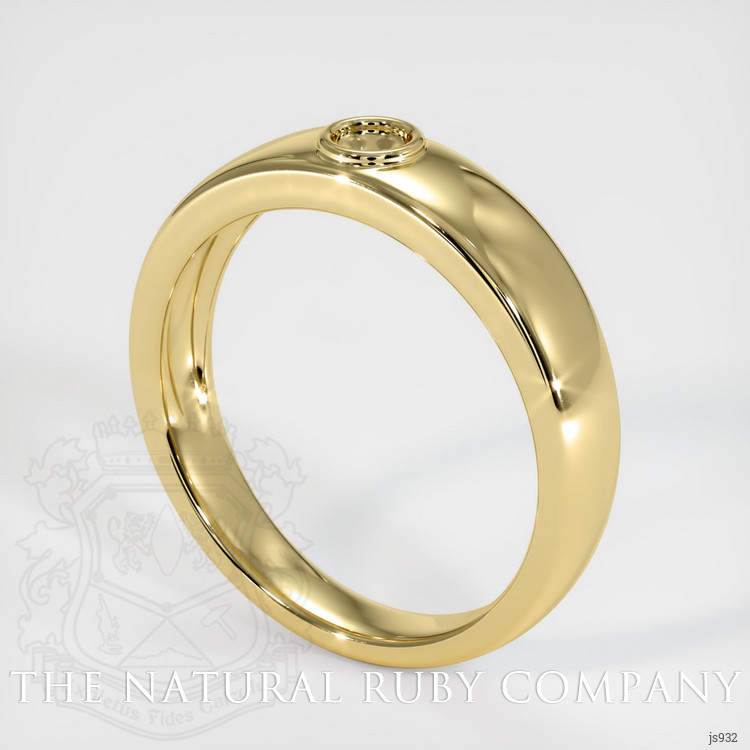 18K Yellow Gold Men's Ring Setting