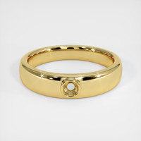18K Yellow Gold Men's Ring Setting Image