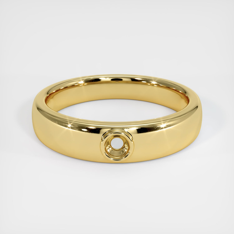 18K Yellow Gold Men's Ring Setting