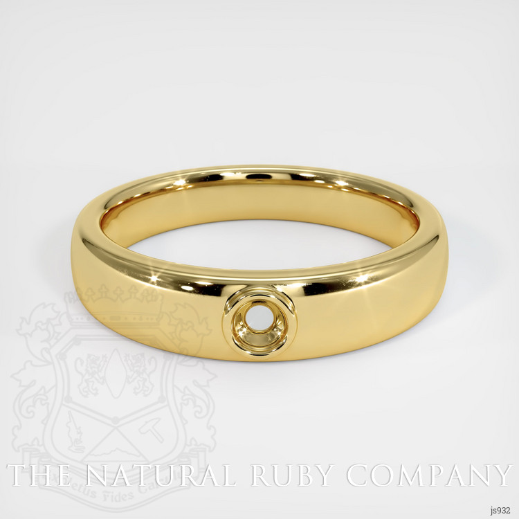 18K Yellow Gold Men's Ring Setting
