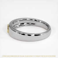 14K Yellow & White Men's Ring Setting Image