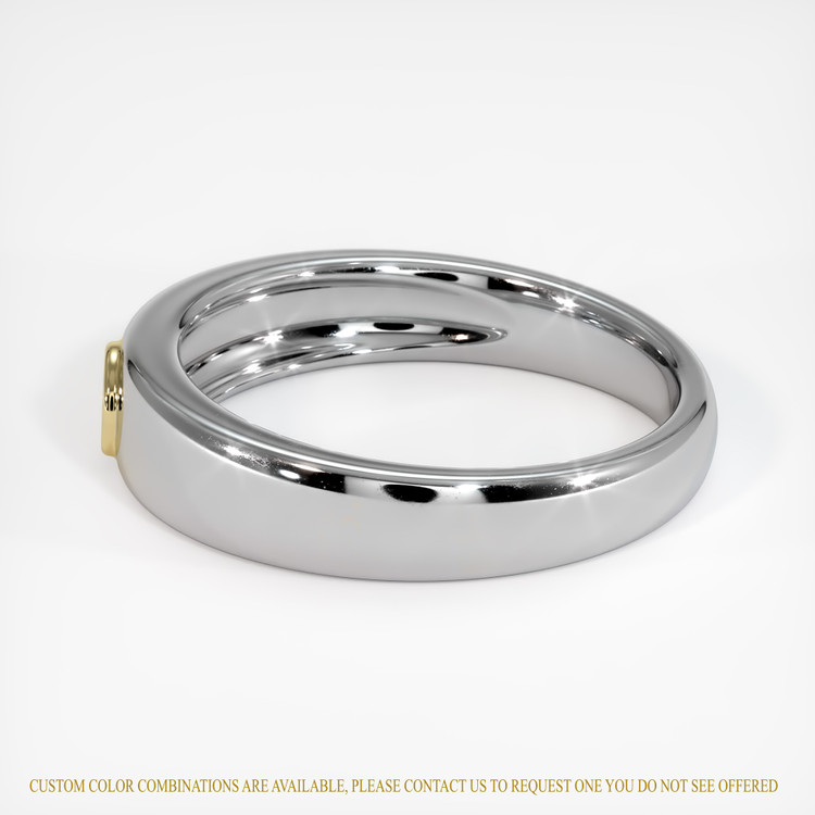 14K Yellow & White Men's Ring Setting