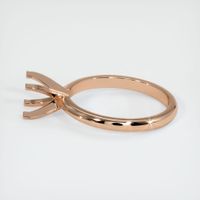18K Rose Gold Solitaire Ring Setting Image