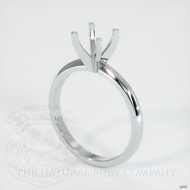 Silver Solitaire Ring Setting