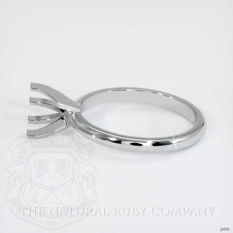 Silver Solitaire Ring Setting