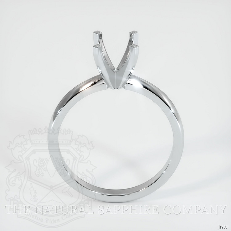 Silver Solitaire Ring Setting