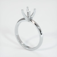 10K White Gold Solitaire Ring Setting Video