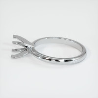 10K White Gold Solitaire Ring Setting Image