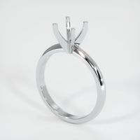 18K White Gold Solitaire Ring Setting Video