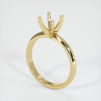 10K Yellow Gold Solitaire Ring Setting Video