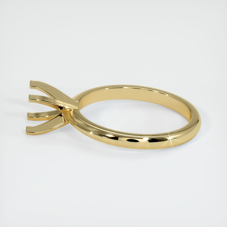 10K Yellow Gold Solitaire Ring Setting