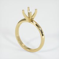 14K Yellow Gold Solitaire Ring Setting Video