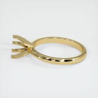 14K Yellow Gold Solitaire Ring Setting Image