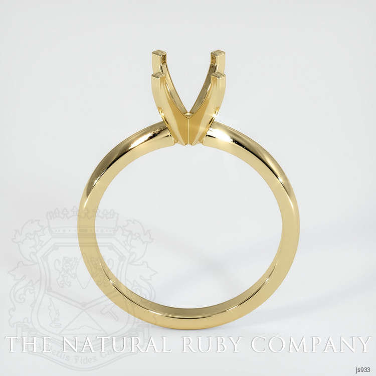14K Yellow Gold Solitaire Ring Setting