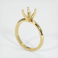 18K Yellow Gold Solitaire Ring Setting Video