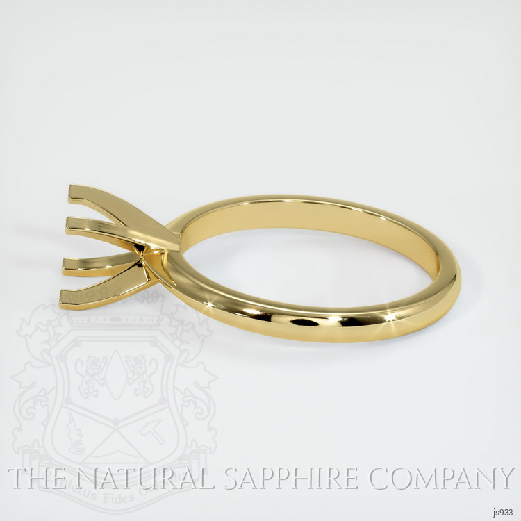 18K Yellow Gold Solitaire Ring Setting