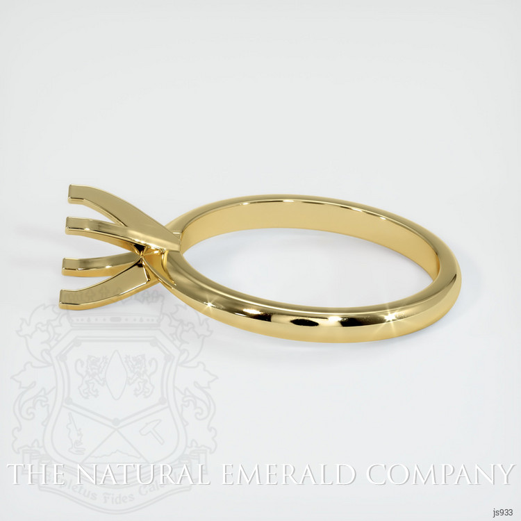 18K Yellow Gold Solitaire Ring Setting