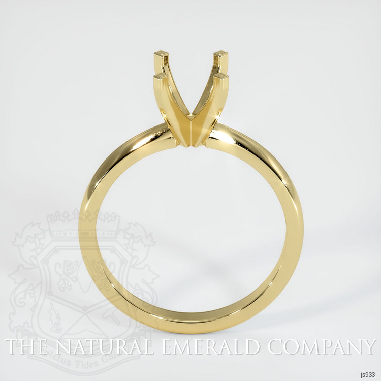 18K Yellow Gold Solitaire Ring Setting