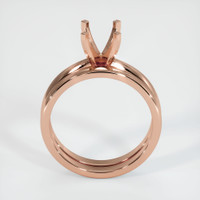 14K Rose Gold Wedding Set Ring Setting Image