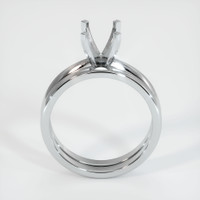 14K White Gold Wedding Set Ring Setting Image