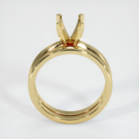 10K Yellow Gold Wedding Set Ring Setting Image
