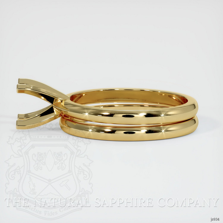 14K Yellow Gold Wedding Set Ring Setting