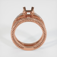 14K Rose Gold Antique Style Ring Setting Image