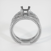 10K White Gold Antique Style Ring Setting Image
