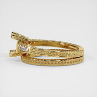 14K Yellow Gold Antique Style Ring Setting Image