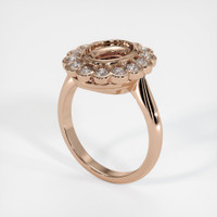 18K Rose Gold Antique Style Ring Setting Video
