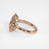 18K Rose Gold Antique Style Ring Setting Image