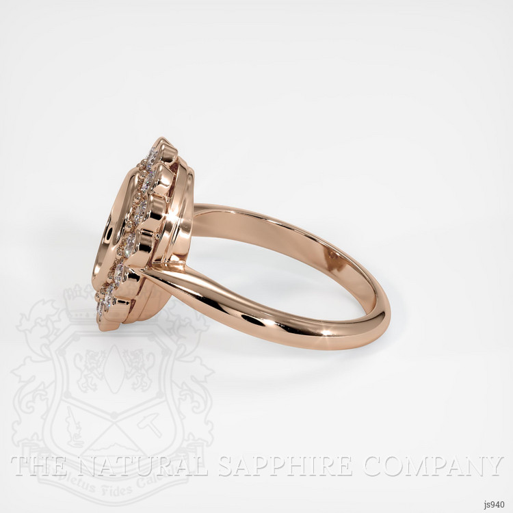 18K Rose Gold Antique Style Ring Setting