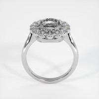 14K White Gold Antique Style Ring Setting Image