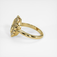 10K Yellow Gold Antique Style Ring Setting Image