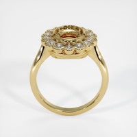 18K Yellow Gold Antique Style Ring Setting Image