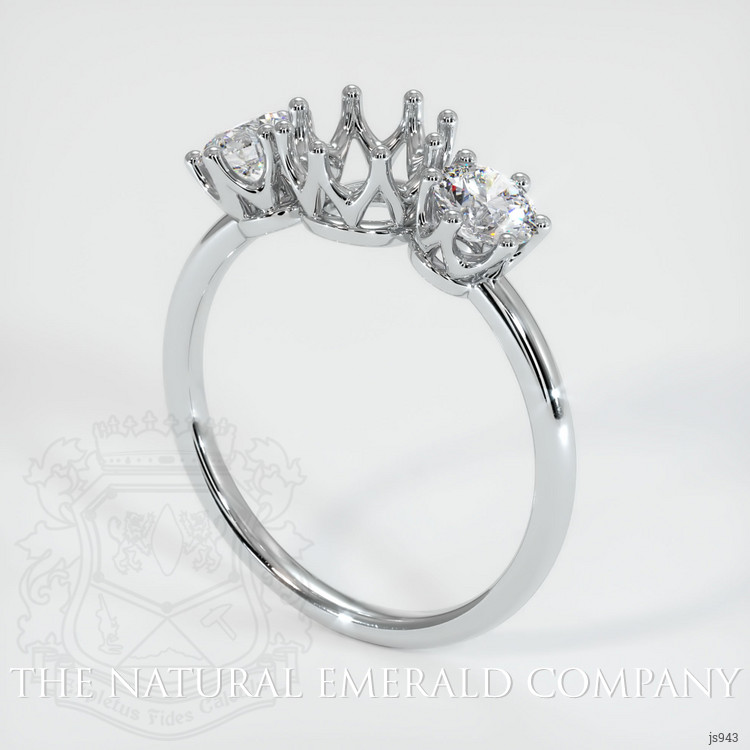 Platinum 950 Antique Style Ring Setting