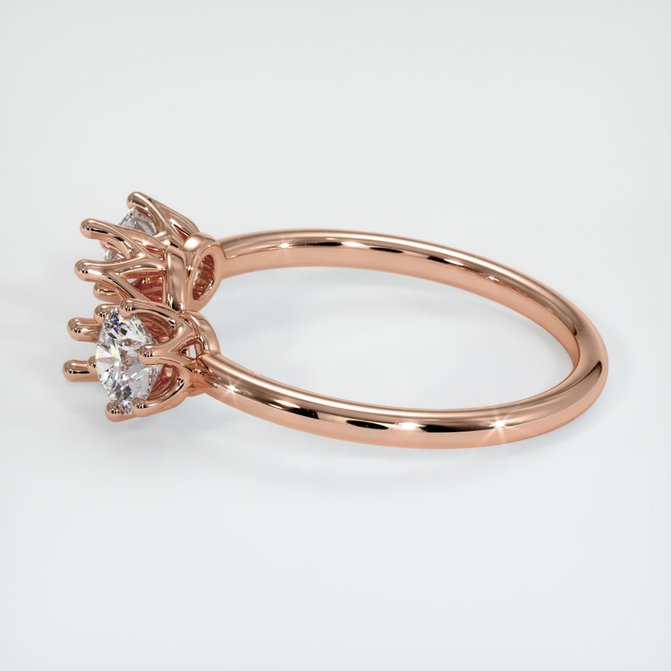 14K Rose Gold Antique Style Ring Setting
