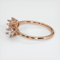 18K Rose Gold Antique Style Ring Setting Image