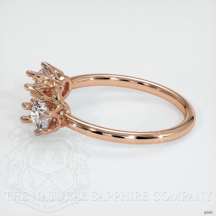 18K Rose Gold Antique Style Ring Setting