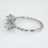 18K White Gold Antique Style Ring Setting Image