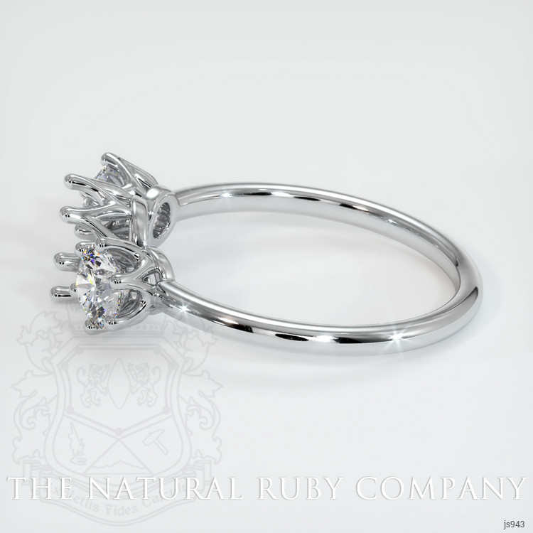 18K White Gold Antique Style Ring Setting