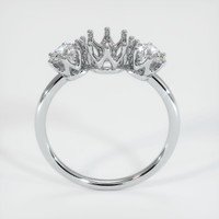 18K White Gold Antique Style Ring Setting Image
